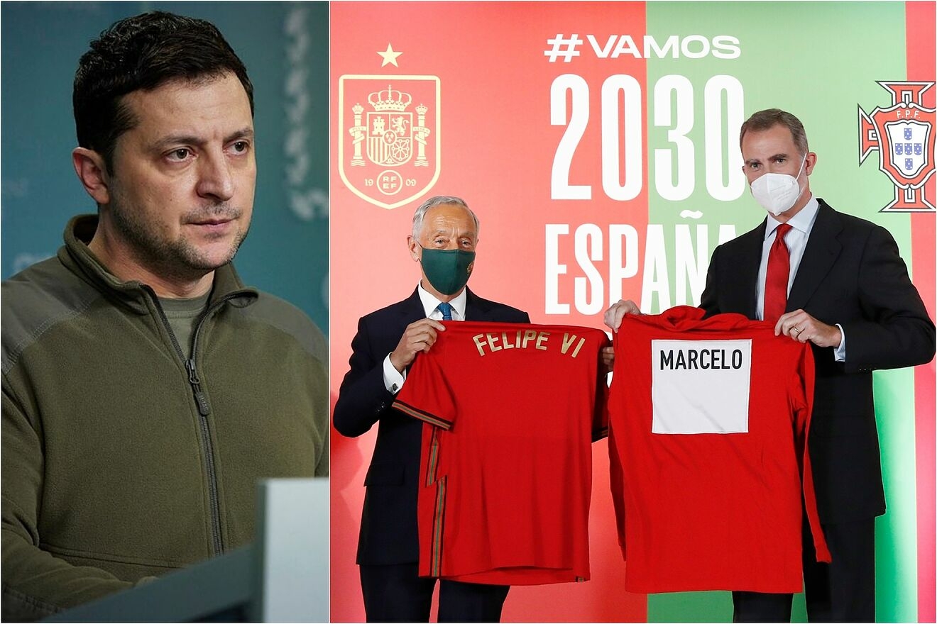 Zelensky y las candidaturas para la Copa del mundo 2030.