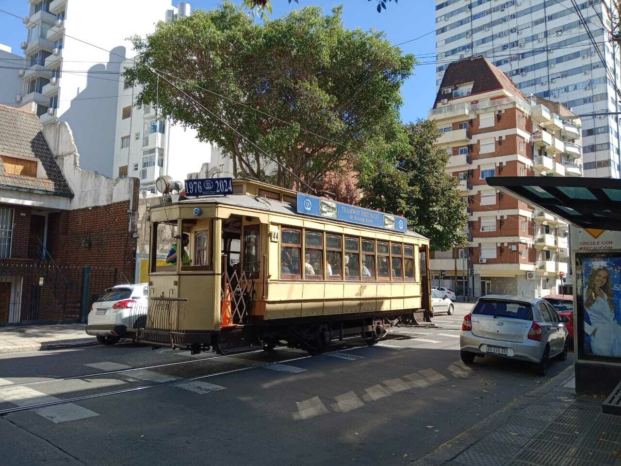 Tranvía de Buenos Aires en CABA. Foto: propia