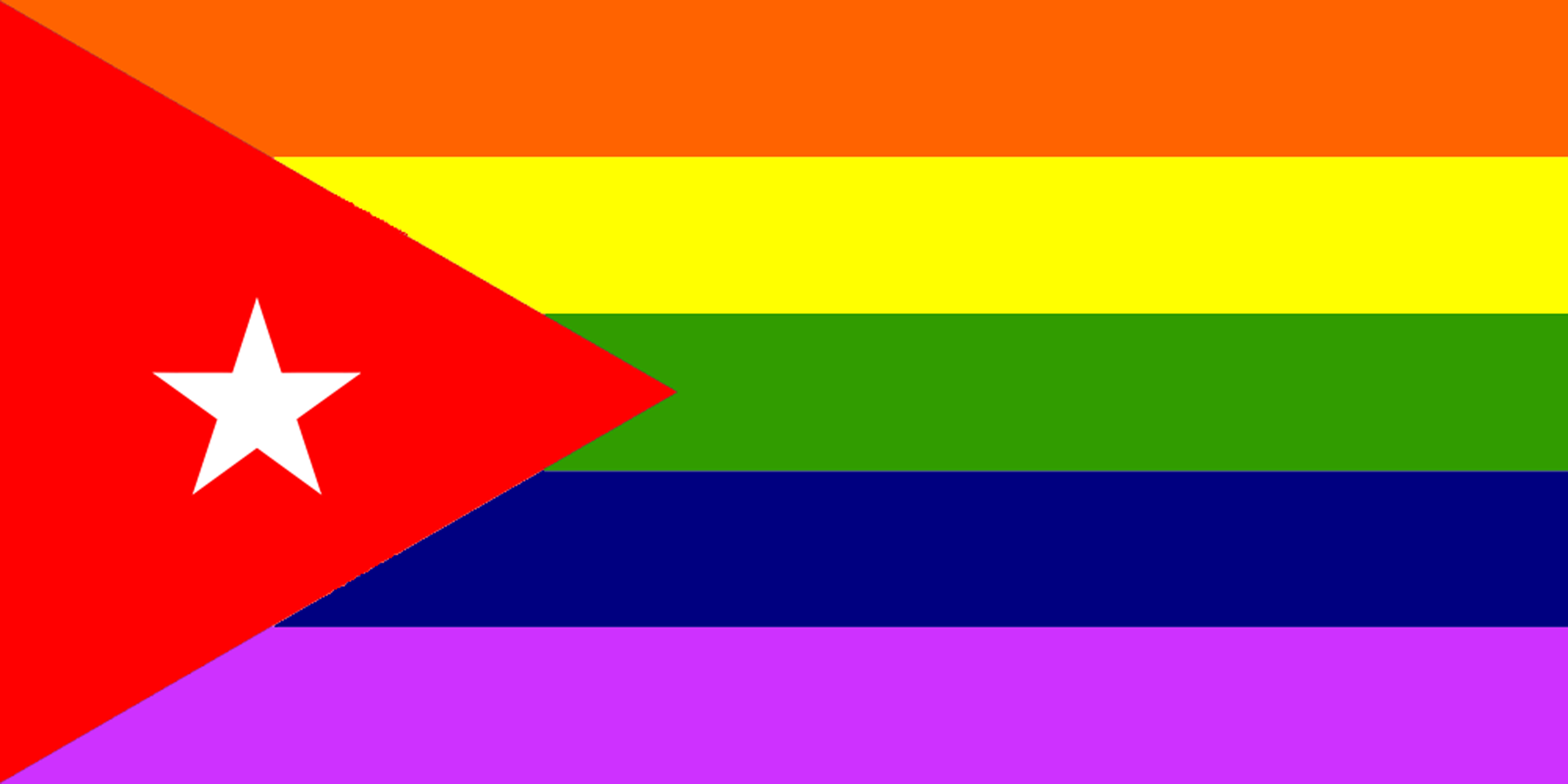Bandera Cubana LGBT lanzada por activistas